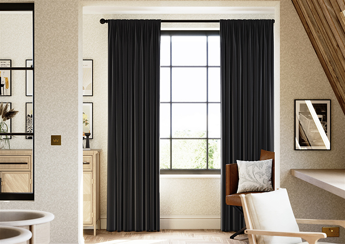 Luxe Velvet, Steel - Made to Measure Curtains - Image 3